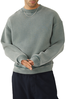 Typo Embroidered Sweatshirt